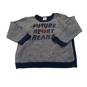 H&M Baby Boy 12-18M Heart Breaker Pullover Sweater